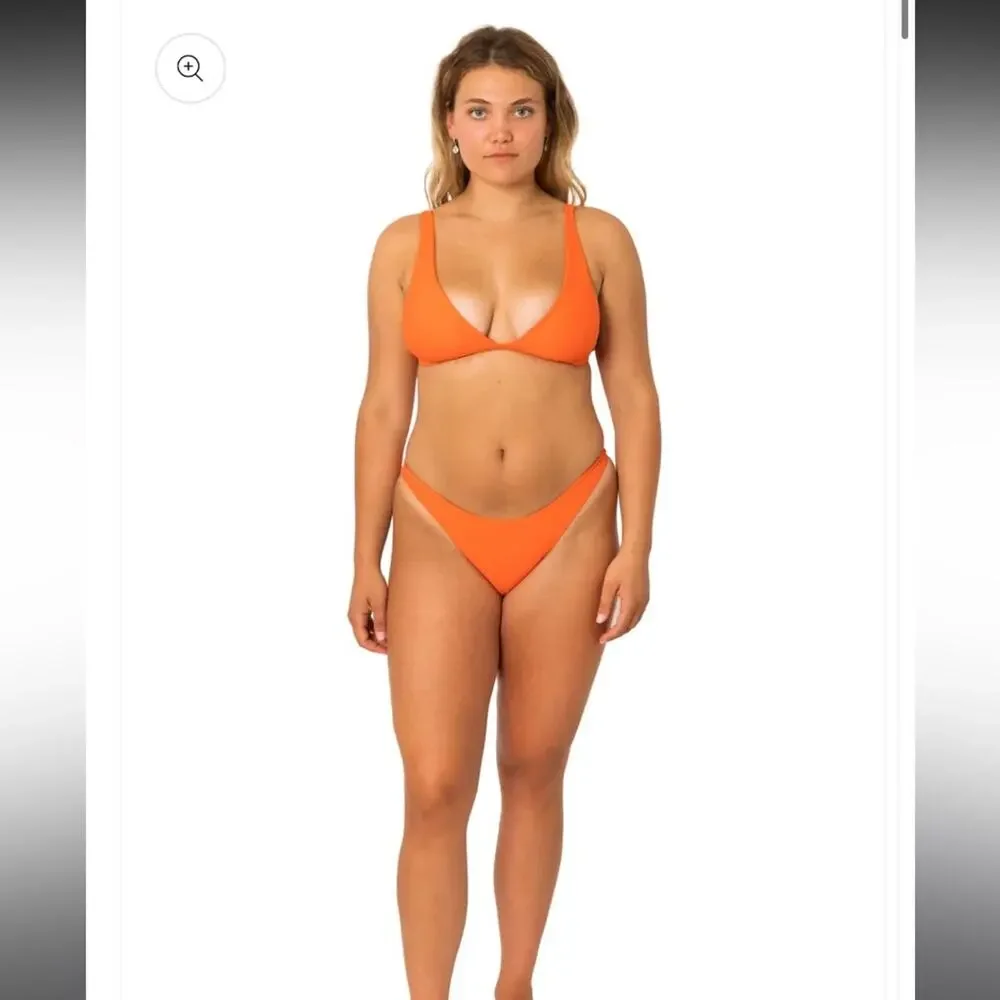 ABZU Orange Swimsuit Bikini Small